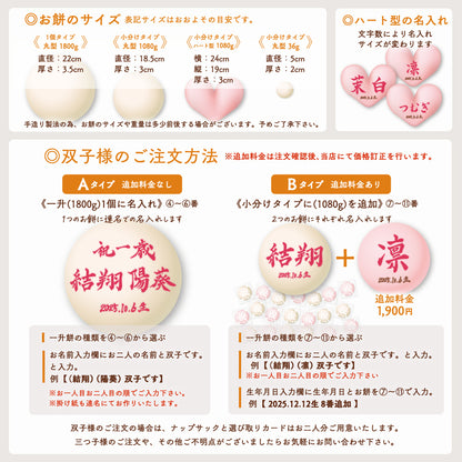 【ReNew!】 一升餅セット HITOTOSE 送料込み ( 1歳 誕生日 お祝い セット リュック 小分け 名入れ 選び取りカード かわいい 一生餅 ) [ HITOTOSE Renew ]