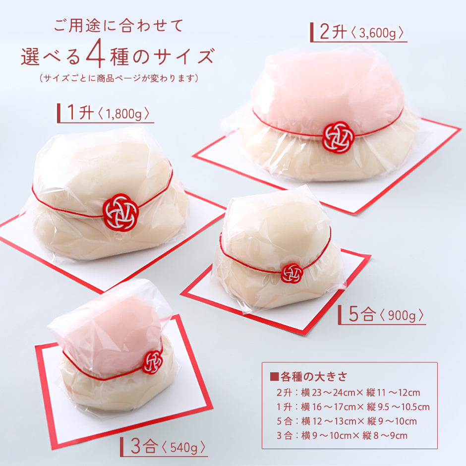 毎年使えるリアルな、正月鏡餅。今年は受注生産にしようかなぁ